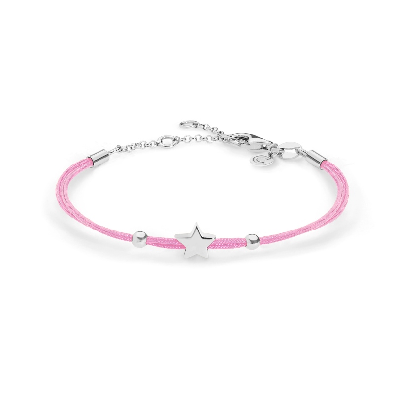 Dames eenvoudige stijl schattige ster nylon touw roestvrij staal kreeft gesp armband China Ruifanbao sieraden verwerkingsfabriek
